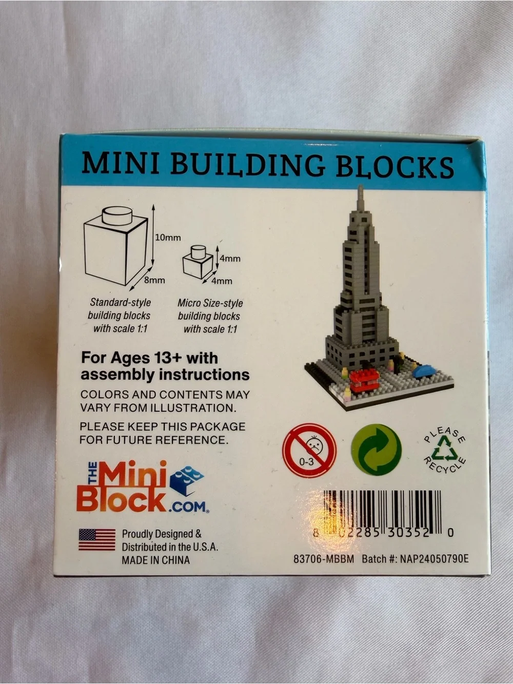 New Empire State Building Mini Building Blocks Set